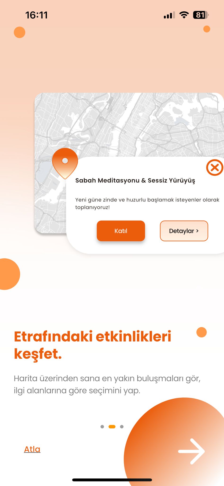 Clubby App - Özellikler